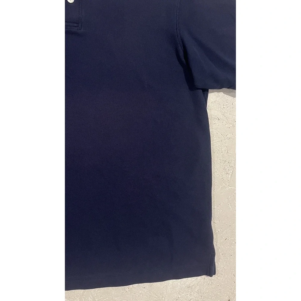Tommy Bahama Polo Shirt Mens L Blue Supima Cotton‎ Short Sleeve Beach Comfort
